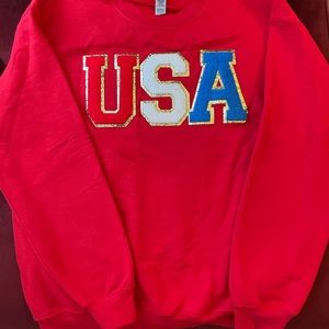 USA Sweatshirt like new never worn unisex size large